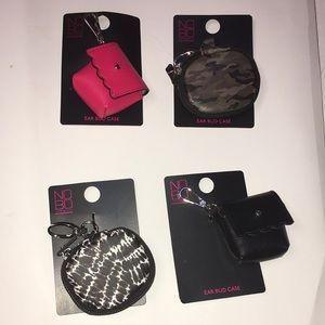 Earbud case keychain